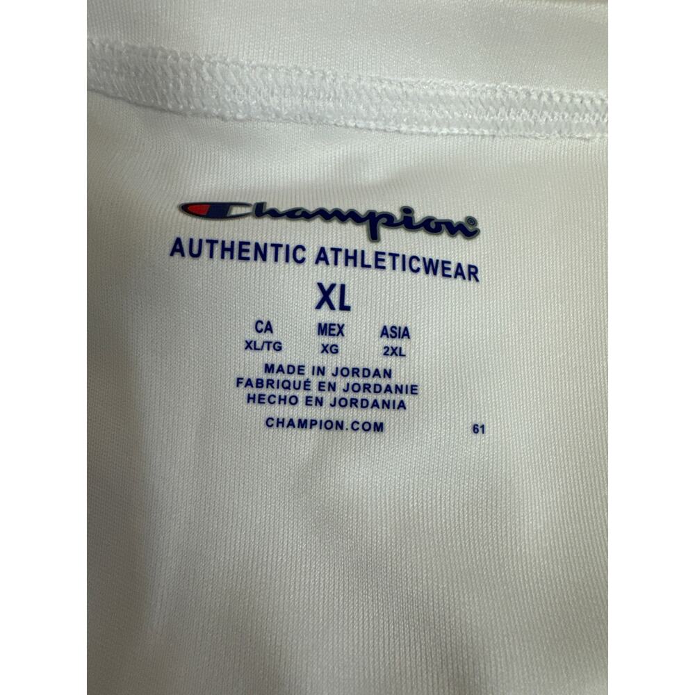 Champion Athleticwear XL White Razorback Tank Top Wicking Anti-odor - Picture 4 of 4